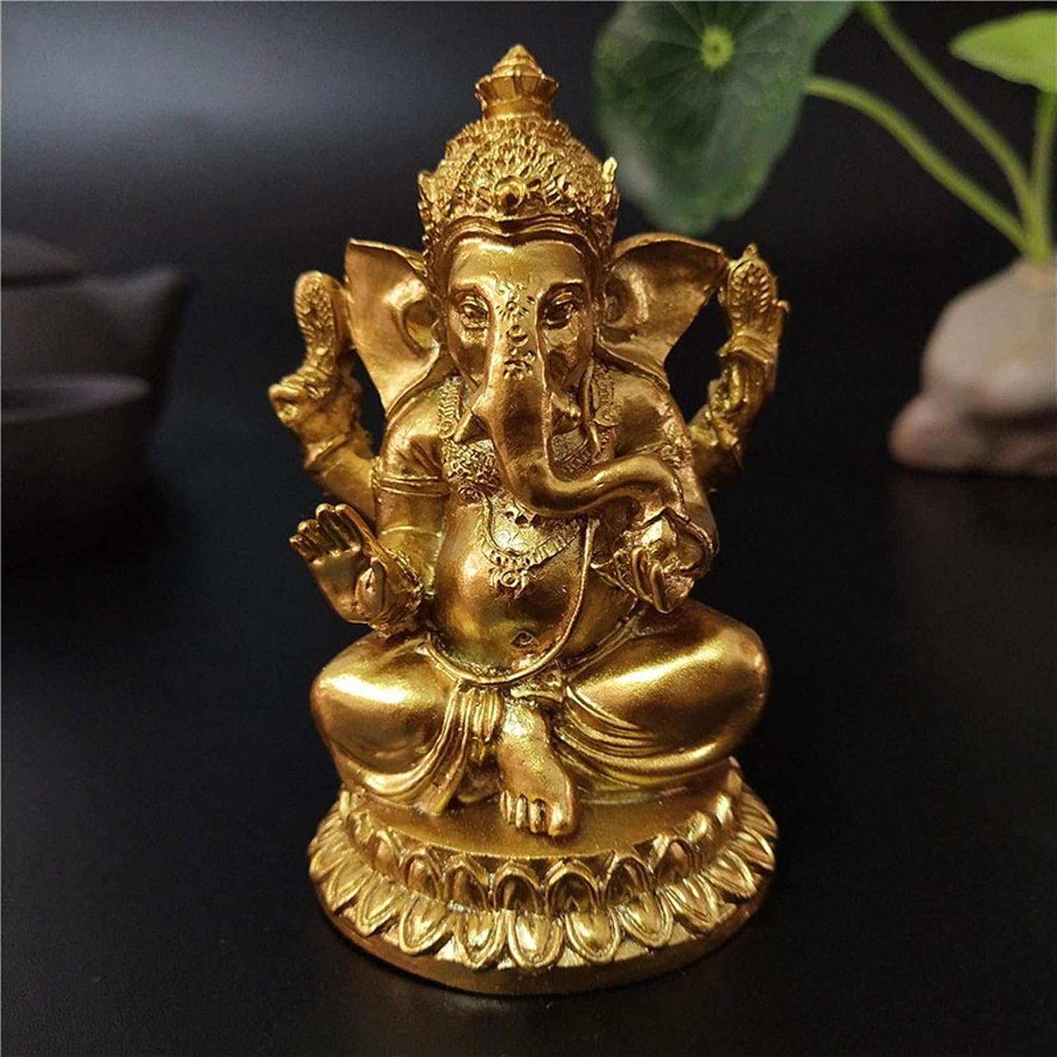 YODOOLTLY Gold Lord Ganesha Statues Review - Indian Hindu Gods