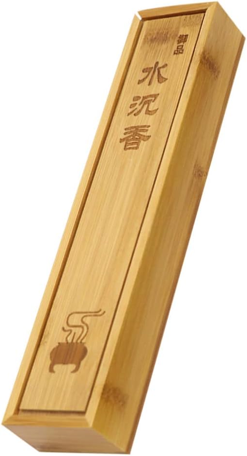 COHEALI 1pc Incense Stick Empty Bamboo Storage Box Incense Holder Incense Storage Box Incense Stick Holder