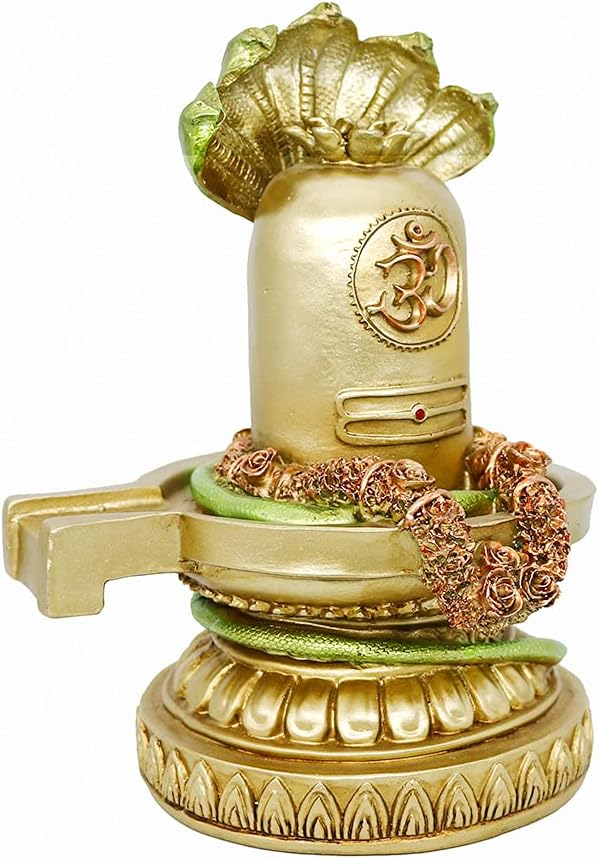 Hindu Idol Shiva Lingam Sculpture - Indian God Shiv Ling Religious Statue Hinduism Shivling Handicraft Murti Pooja Mandir Altar Puja Diwali Gift Temple India Lord Figurine Wedding Return Item