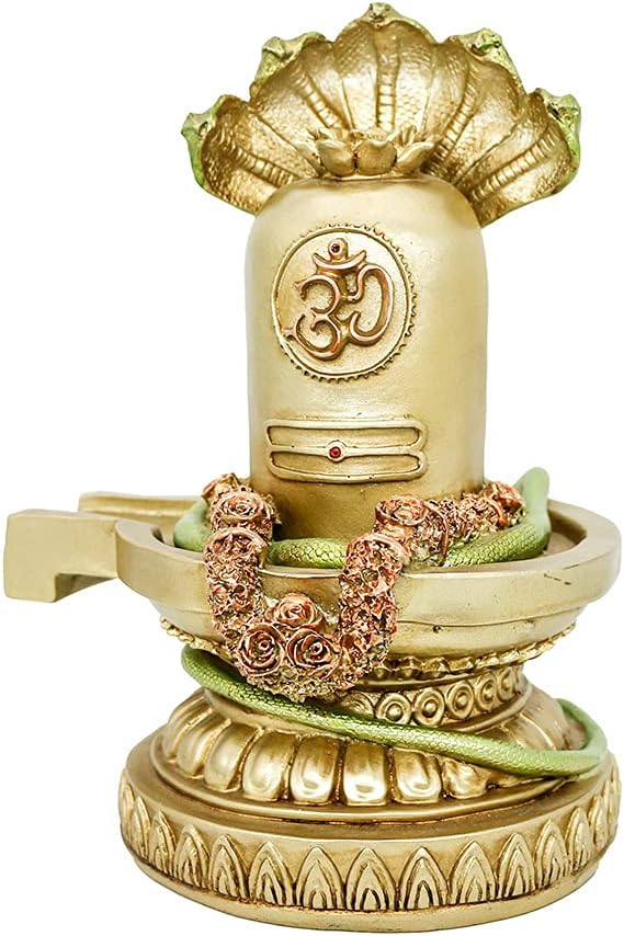 Hindu Idol Shiva Lingam Sculpture - Indian God Shiv Ling Religious Statue Hinduism Shivling Handicraft Murti Pooja Mandir Altar Puja Diwali Gift Temple India Lord Figurine Wedding Return Item