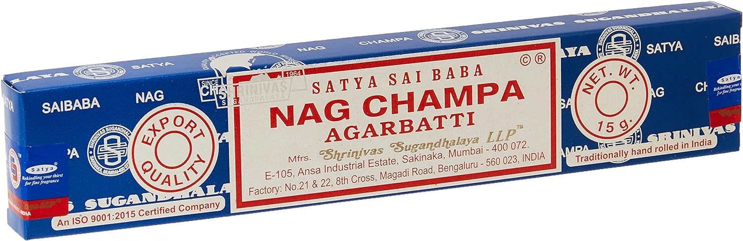 Satya Nagchampa Incense Sticks 15gm (12 Packets)