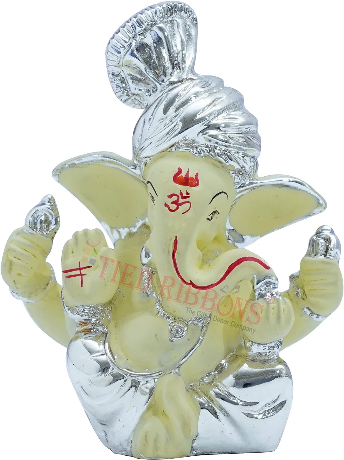 TIED RIBBONS Ganesha Idol for Car Dashboard | Ganesh Chaturthi Gifts | Ganesh Idol Figurine Ganpati Idol Car- Ganesha Statues Hindu Decor Ganesh Statue for Home Decorations, Pooja, Mandir