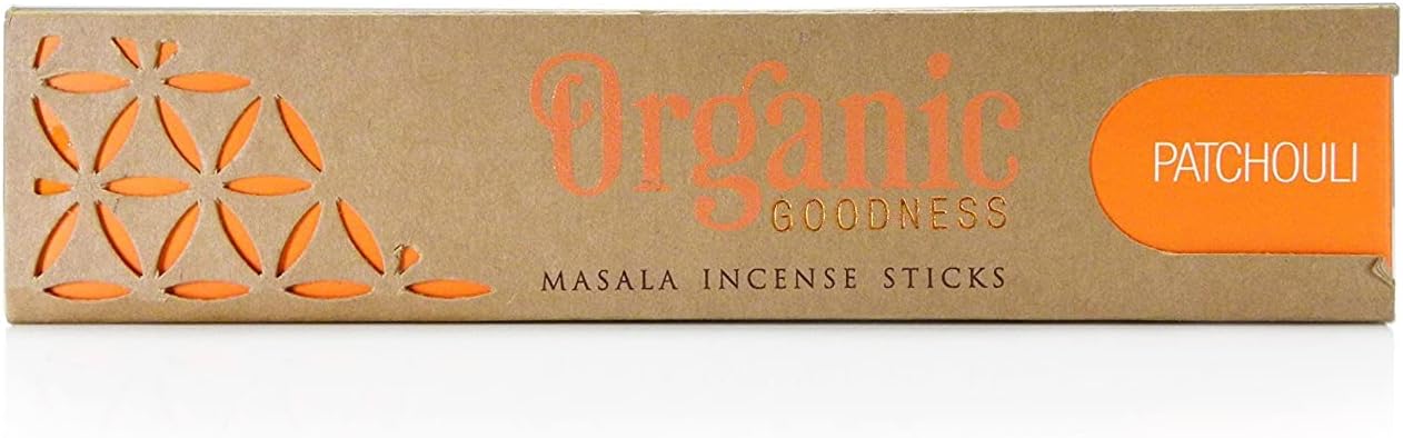 Song of India Organic Goodness Masala Incense/Agarbatti Sticks Combo Varienty Pack (Patchouli) (1 Pack)