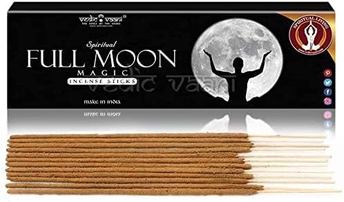 Vedic Vaani Spiritual Living Full Moon Magic Incense Stick Agarbattis (250 Grams)
