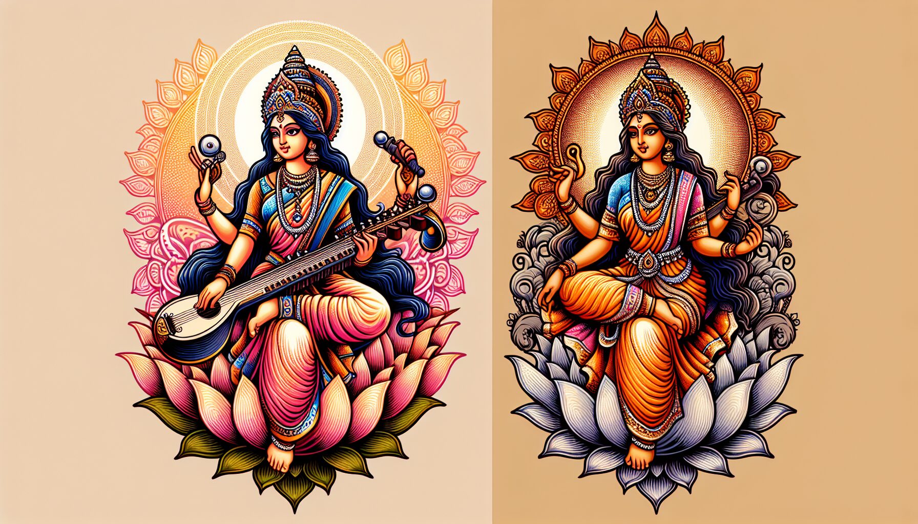 What Are The Different Forms Of Saraswati?