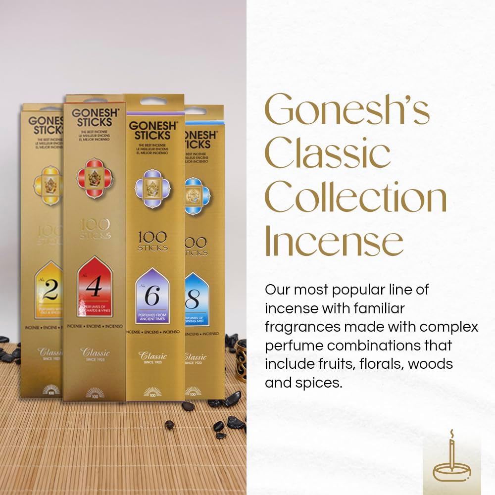 Gonesh Incense Sticks No.6 Perfumes of Ancient Times, B000FQ5OPK, 20 Piece