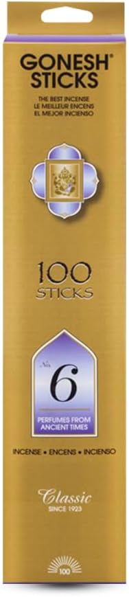 Gonesh Incense Sticks No.6 Perfumes of Ancient Times, B000FQ5OPK, 20 Piece