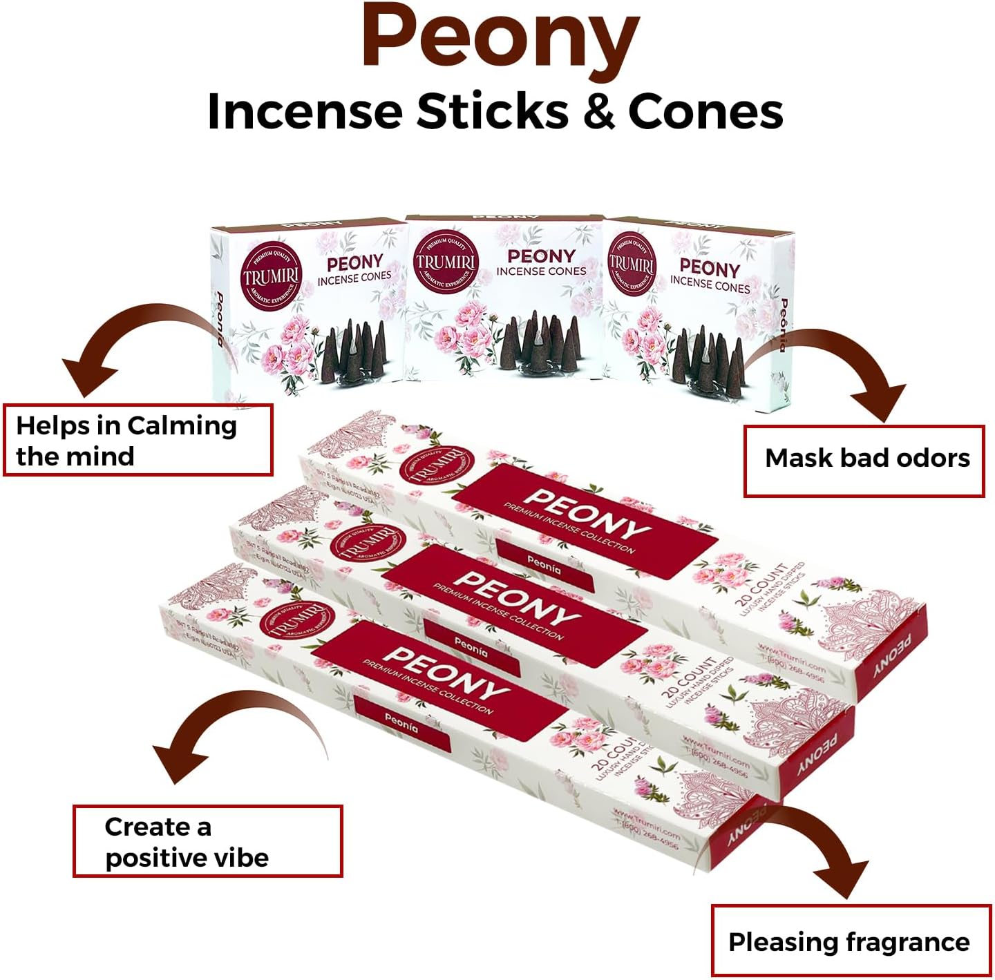 Lilac Incense Sticks  Incense Cones Combo Pack - 60 Insence-Sticks + 30 Insence Cones - Inscense - Incense Cones Scented - Insents