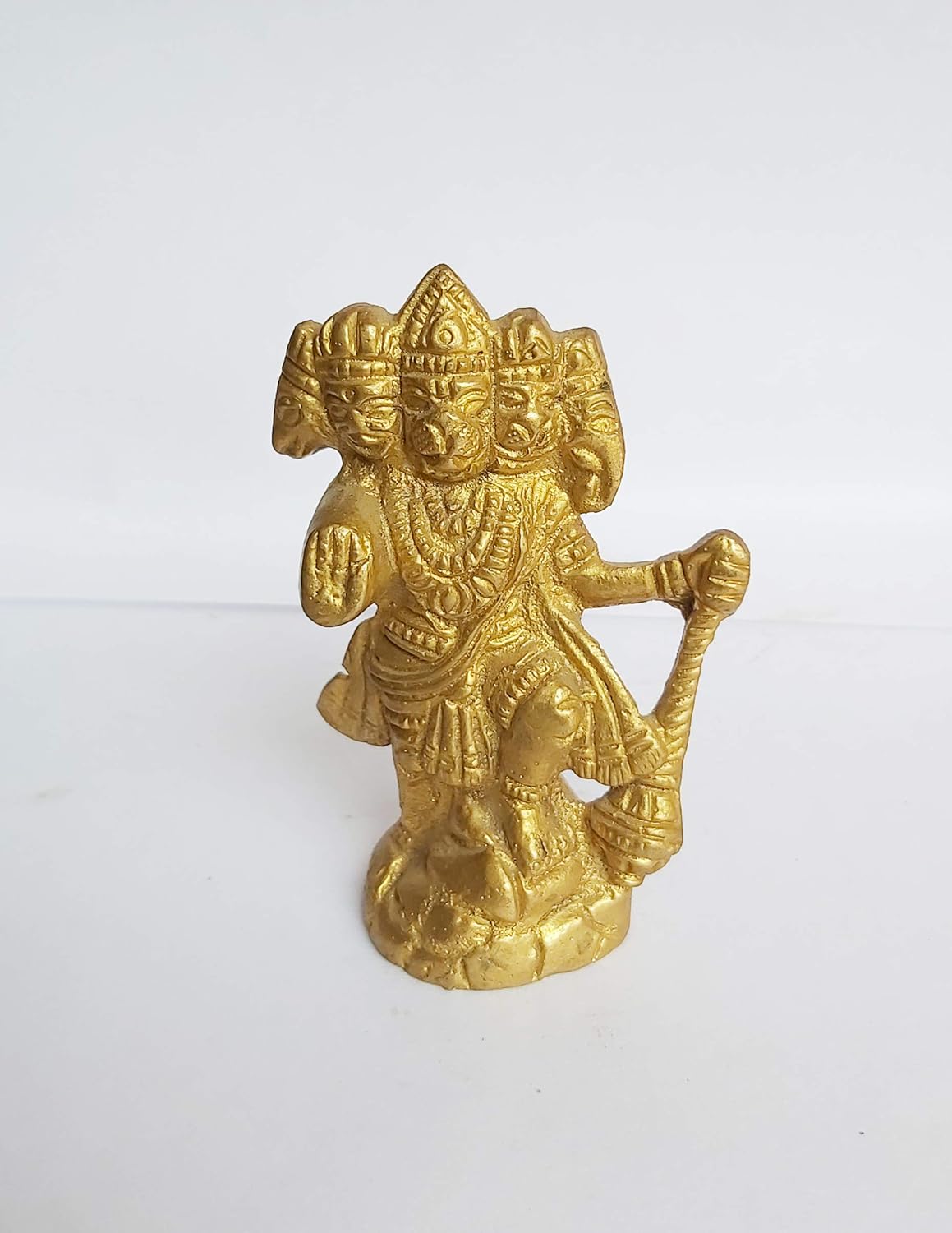 PARIJAT HANDICRAFT Hanuman Brass Idol Hindu god of Strength Statue Hanuman Large Idols for Temple Home and Office (Hanuman-ji)