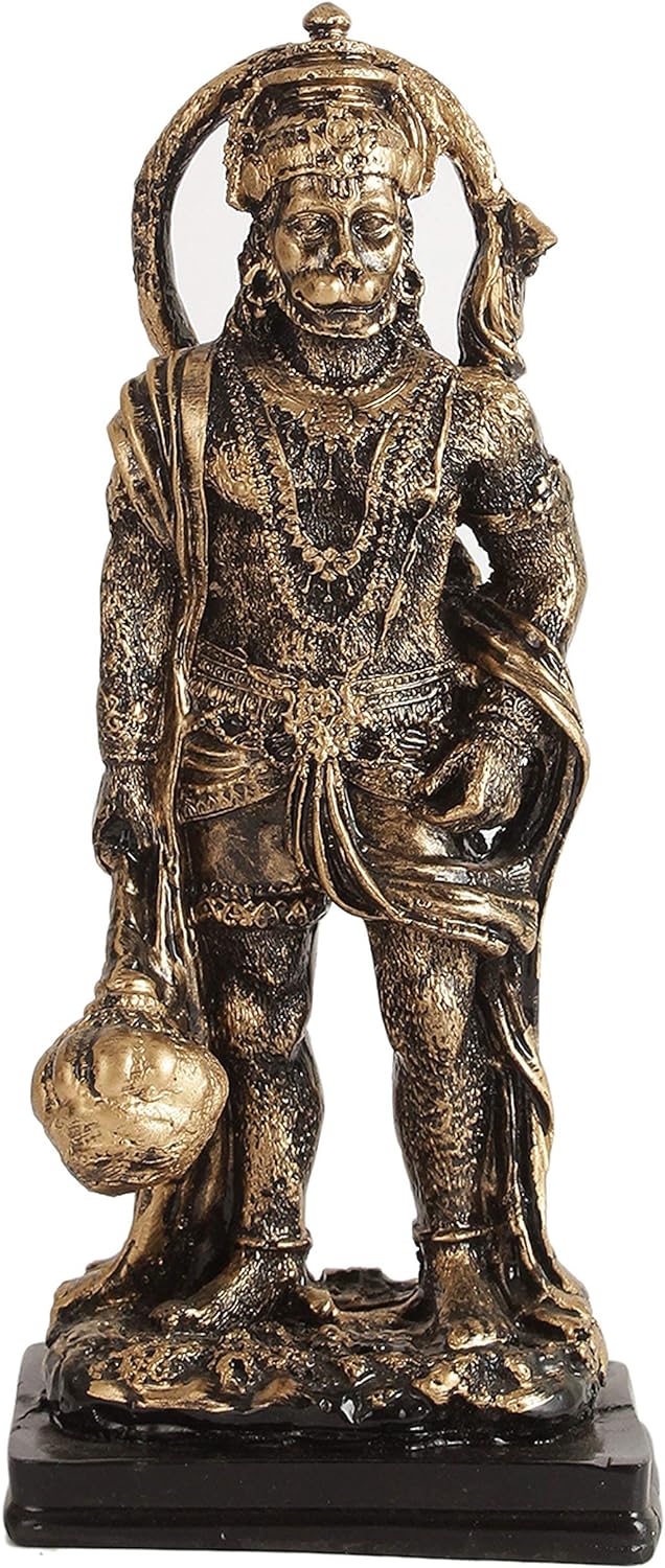 TIED RIBBONS Lord Hanuman Idol Statue (22 cm X 9 cm) - Hanuman Idol Figurine for Temple Table Desktop Home Decoration Indian God Idol Diwali Decorations for Home and Diwali Gifts