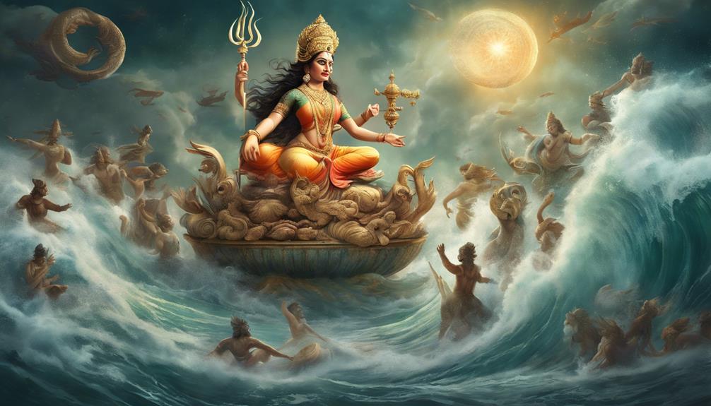goddess lakshmi s divine birth