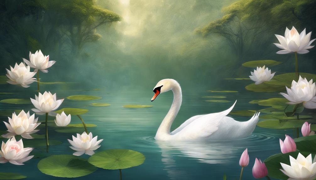symbolism in swan imagery