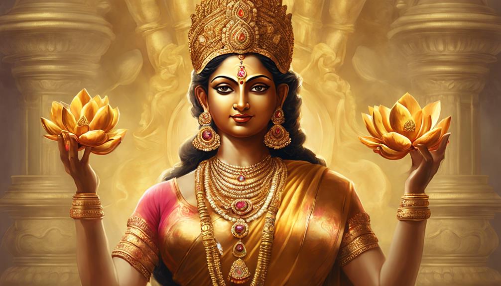 vijaya lakshmi goddess of wealth