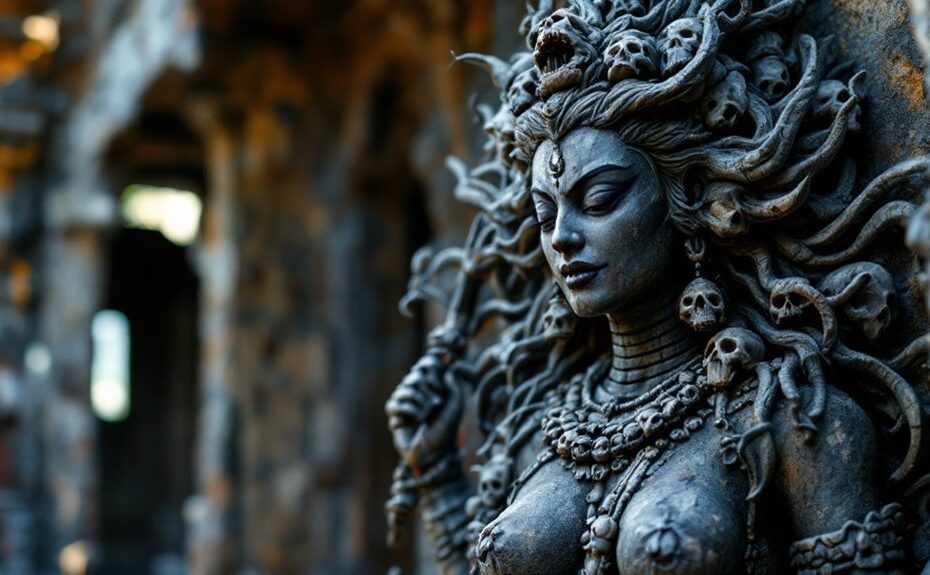 fierce hindu goddess chamunda